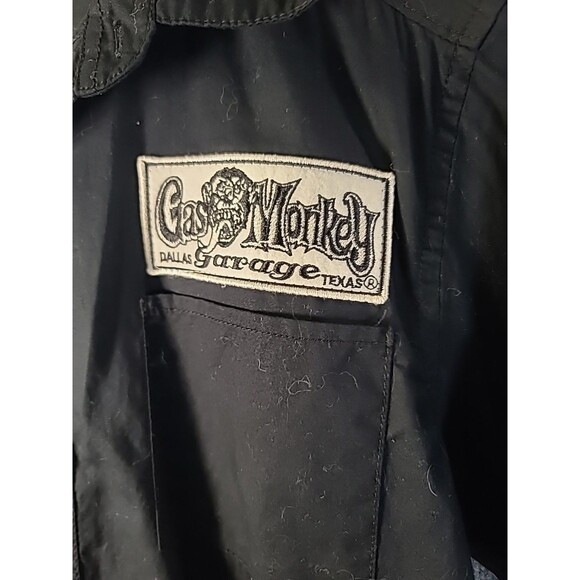 Mens Gas Monkey Button Up Shirt Size Medium - Picture 3 of 8